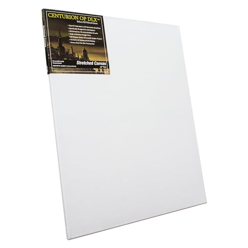 Centurion Deluxe Oil Primed 10"x10" Linen Canvas .67" Deep, Art Supplies for Adults, Oil Paints, Professional Grade 11oz Non-Absorbent Canvas, Acid-Free, Medium Texture, Kiln-Dried Pine - size: 10"x10"