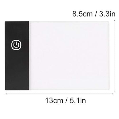LED Light Box, Eye‑ A6 LED Light Pad Drawing LED Light Board Brightness Artcraft Tracing Flip Book Kit with Non‑Slip Backing, LED Copy Board Tablet
