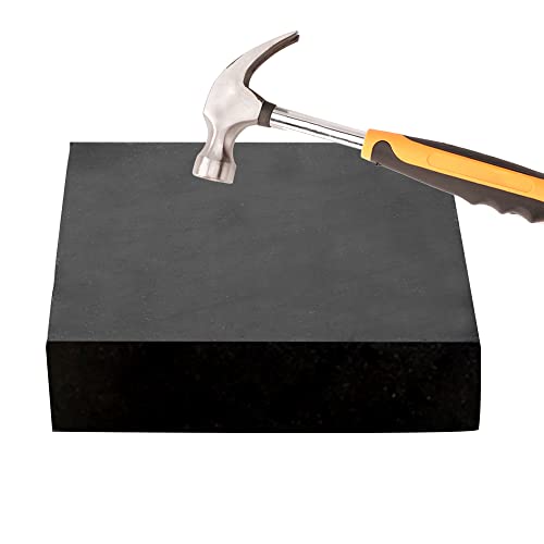 CHENTEC Rubber Bench Block Jeweler's Rubber Bench Block 4"x4" (10CMx10CM) - color: Rubber Block, size: 4" x 4"(10cmx10cm)