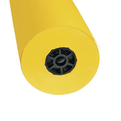 Colorations Dual Surface Paper Roll Classroom Supplies for Arts and Crafts Yellow (36" x 1000') (Item # DSYE) - color: Yellow