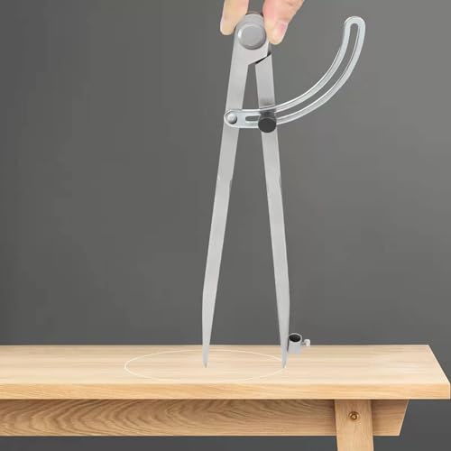 40 inch Compass for Geometry, Compass for Woodworking, Precision Woodworking Compass with Wing Divider and Pencil Holder, Large Compass for Geometry, Woodworking Compass, Drafting, Drawing Compass - size: 40in