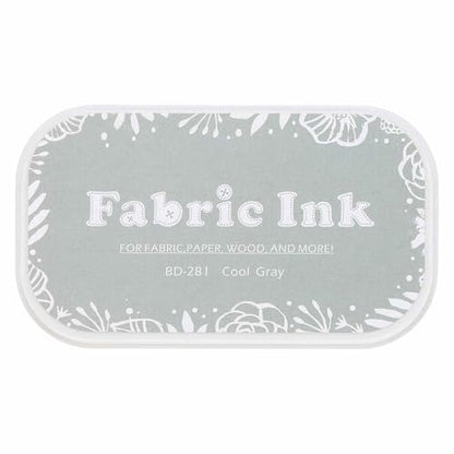 MECCANIXITY Ink Pads for Stamps, 3.7x2.2 Inch Fabric Ink Pad for Cloth, Wood, Paper, Fingerprint, DIY Card Making, Gray - color: Gray