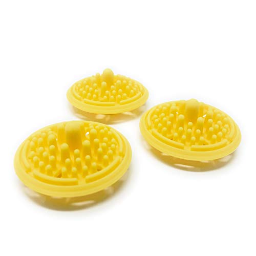 Paint Puck Original Paint Brush Cleaner, 3-Pack, Yellow - color: Yellow