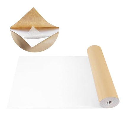 FONUNO Neoprene Foam Padding with Adhesive Closed Cell Foam, White | Self Adhesive Foam Sheets Neoprene Foam Roll Padding for Gaskets Liner Crafts DIY, 12" Wide x 59" Long x 1/16" Thick - color: White, size: 12" Wide x 59" Long x 1/16" Thick