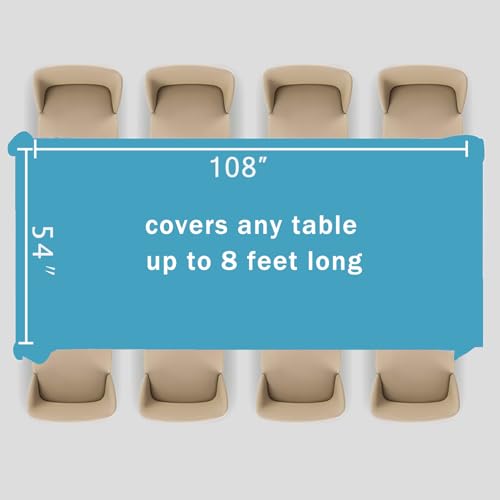Blue-Green Plastic Table Cloth, 2 Pack Teal Disposable Tablecover, 54 x 108 Inch Tablecloth for Rectangle Table, Waterproof Decorative Tablecloths for Party, Picnic, Birthday, Wedding - color: Blue Green