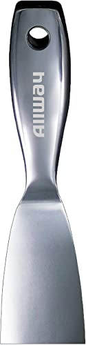 ALLWAY UX2F Premium One-Piece Flex Stainless Steel Putty Knife, 2" | Ergonomic Handle, Built-in Hammer End - size: 2"