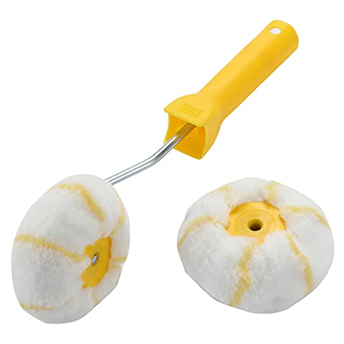 NANJA Corner Paint Roller Kit 3PCS Roller & Sleeve for Walls,Ceilings