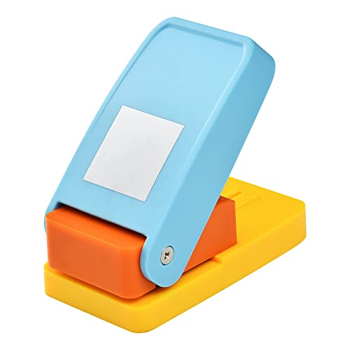5/8 inch Square Punch Craft Lever Punch Handmade Paper Punch for Crafting Scrapbooking Cards,DIY Cards Making 0.625X0.625 inch Equilateral Square Color by Random - color: 5/8 inch Square
