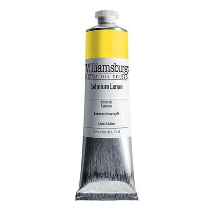 Williamsburg Artist Oil Colors, Cadmium Lemon, 150 ml Tube - color: Cadmium Lemon, size: 5.07 Fl Oz (Pack of 1)
