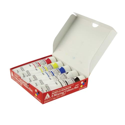 Holbein Acryla Gouache 20ml Primary Mixing Colors Set of 5