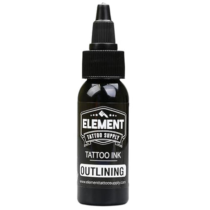 Element Tattoo Supply Nighthawk Black Tattoo Ink 1 oz - size: 1oz