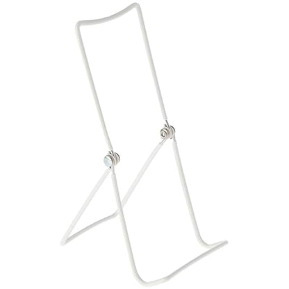 GIBSON HOLDERS 3A Adjustable White Wire Display Easel, 3.625" W x 4" D x 8.75" H, Pack of 12 - size: 12-Pack