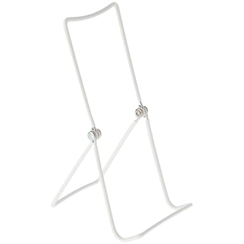 GIBSON HOLDERS 3A Adjustable White Wire Display Easel, 3.625" W x 4" D x 8.75" H, Pack of 12 - size: 12-Pack