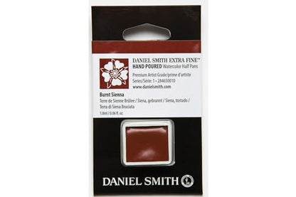 DANIEL SMITH Extra Fine Watercolor Half Pan Burnt Sienna (284650010) - color: Burnt Sienna