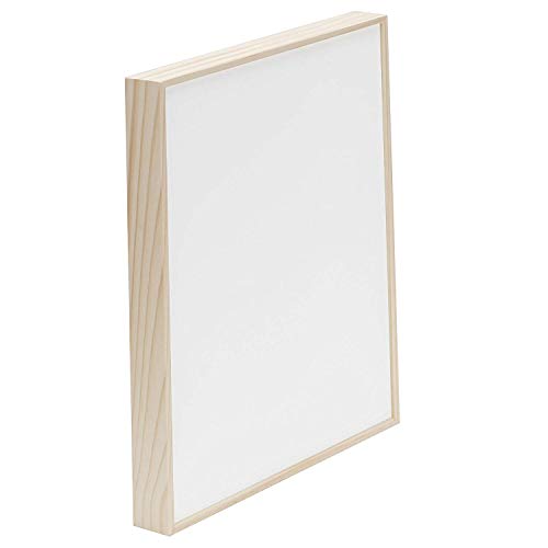 Da Vinci Pro Liquid Art Multi-Media Panel 16x20, 1-1/2" Deep Gesso Board with Natural Wood Frame, Raised Lip Wood Canvas Panel Ideal for Artists Using High Flow Acrylics and Alcohol-Based Dyes - size: 16x20"