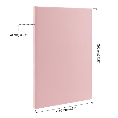 MOUYAT 10 Pack 8 x 6 Inch Pink Rubber Carving Blocks, Rubber Linoleum Block Stamp for Printmaking, DIY Craft Project - color: Pink, size: 6x8 Inch 10 PCS