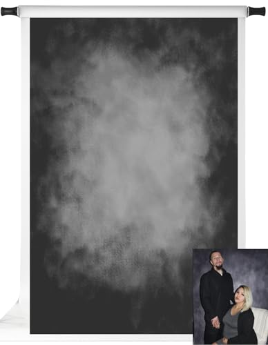 Kate Grey Photography Backdrops Abstract Photo Backdrop Poratrait Background for Photoshoot, 6.5x10ft - color: grey, size: 6.5x10ft