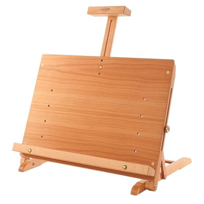Mabef M/34 Table Easel, Oiled Beech-Wood Tabletop Easel Adjustable Canvas Angle from Vertical to Horizontal Max Load 5 kg/Canvas Height Up to 54 cm – Made in Italy - style: Lectern