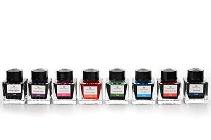 Fountain Pen Ink Bottle Luxury Edition, (Luscious Pink) Fountain Pen Bottled Ink. Compact Designed Bottle (Model: Smooth Flow 50ml) - color: Pink [Luscious Pink] Ink Bottle