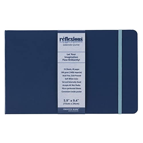 Creative Mark Globetrotter Watercolor Wristbands - Beautiful Watercolor Palette Held on Your Wrist! - Journal 24 Pan Bundle - style: Journal 24 Pan Bundle
