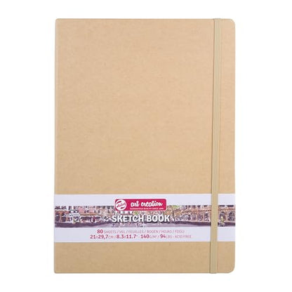 Talens Japan T9314-433M 452280 Art Creation Sketchbook, Drawing Notebook, 8.3 x 11.8 inches (21 x 30 cm), Craft Paper - color: craft paper, size: 21×30cm