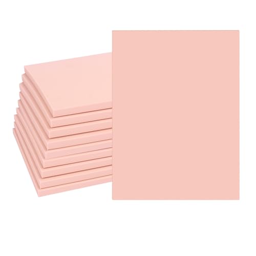 10 Pcs 8"x 6" Rubber Carving Blocks, Linoleum Blocks, Stamp Carving Blocks for Printmaking, Linocut Artists, Crafts and More,(Pink) - color: 10 Pcs 8"x 6" Pink, size: 10 Pcs 8"x 6"