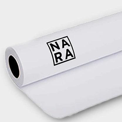 NARA Paper Roll for Alcohol Ink Painting | White | 24 inches x 5 Meter roll | 275 microns | 100% Stain-Free - size: 24'' x 5m