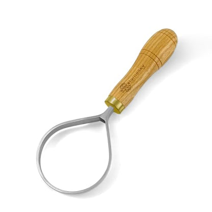 Wood Carving Scorp Knife. Round Carving Tool for Spoons, Bowls and Cups. Wood Carvers Rounded Hook Knife Spoon carving knife. (Large scorp) - style: Large scorp