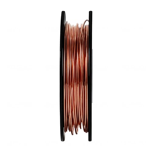 16 Gauge/1.3mm 39 Feet 5 oz 99.9% Dead Soft Copper Wire for Electroculture Gardening, Jewelry Making, Beading, Science Projects, DIY Artwork, Pure Bare Copper Wire - size: 16 Gauge/ 1.3 mm, style: 5 oz