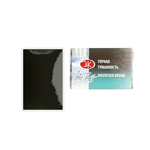 White Nights Limited Edition Granulation Metamorphoses Watercolor Collection of Professional Artist Grade Paints Vibrant Lightfast Colors by Nevskaya Palitra (Mountain Brume) - color: Mountain Brume