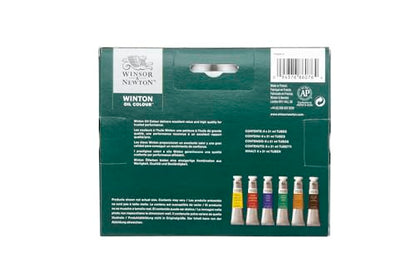 Winsor & Newton Winton Oil Color Paint, Intro Set, 6 x 21ml Tubes, Multicolor, 0.73 Fl Oz (Pack of 6) - style: Intro Set - 6 x 21ml