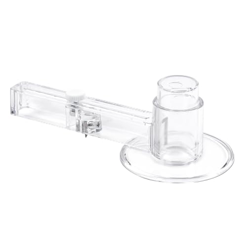 58mm/2.25 Inch Clear Circle Cutter Button Maker Tools, Adjustable Multi-Size Badge Making Round Cutting Tool, Cutting Knife Photo Paper Model Circle (70-210mm) - size: 70-210mm