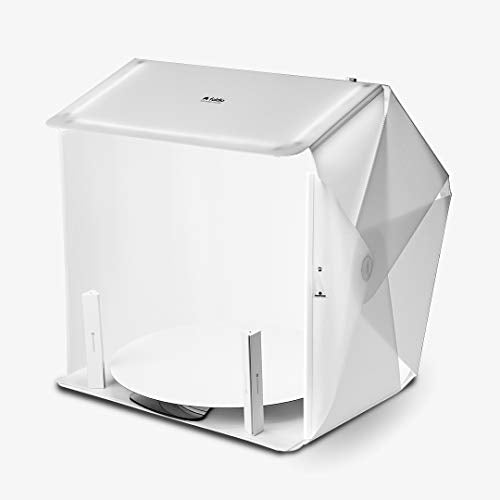 Foldio3 + 360 Studio Fullset (25inch Photo lightbox Studio with 10inch 360 Photography Turntable and 20inch Extended Plate Set/Photo Light Box/Bluetooth 360 Turntable/ 20" Extension Kit Included) - size: Foldio3 + 360 Studio Fullset