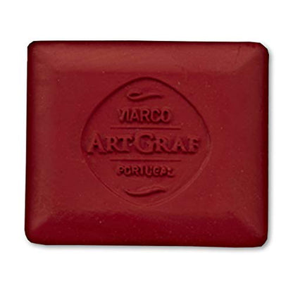 Art Graf Water-Soluble Tailors Chalk Square Disc, Red - color: Red