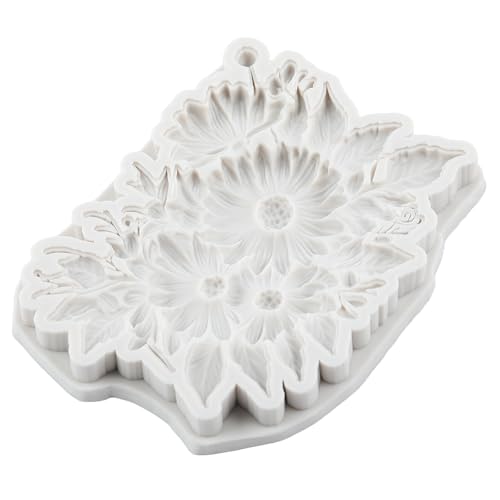 Sunflower Polymer Clay Molds Sunflower Daisy Flower Silicone Mold - color: Style N