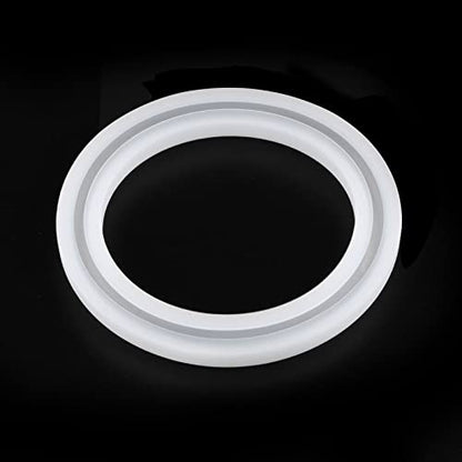 HARFINGTON Bracelet Mold Bangle Ring Mold Silicone Round Epoxy 69mm Wristlet Keychains Mold for DIY Resin Bangle Bracelet Car Key Chain Jewelry Making - size: 64mmx90mm