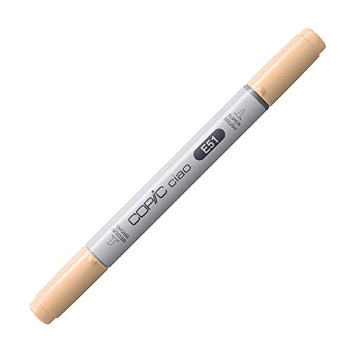Copic Markers E51 Ciao with Replaceable Nib, Milky White - color: Milky White