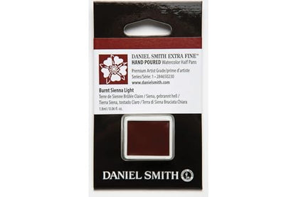 DANIEL SMITH Extra Fine Watercolor Half Pan Burnt Sienna Light (284650230) - color: Burnt Sienna Light