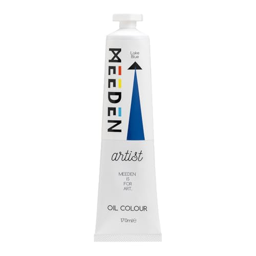 MEEDEN Artist Grade Oil Paint: Lake Blue - 170ml/5.7oz Tube | Professional Art Paints and Supplies for Canvas Painting - color: Lake Blue, size: 5.7 Fl Oz (Pack of 1)