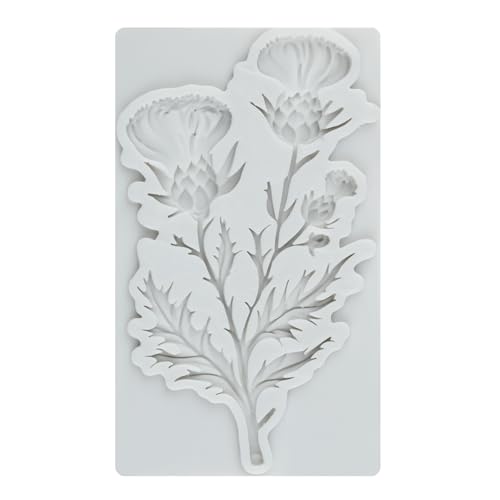 Flower Polymer Clay Molds Flower and Leaf Silicone Mold - color: Style D