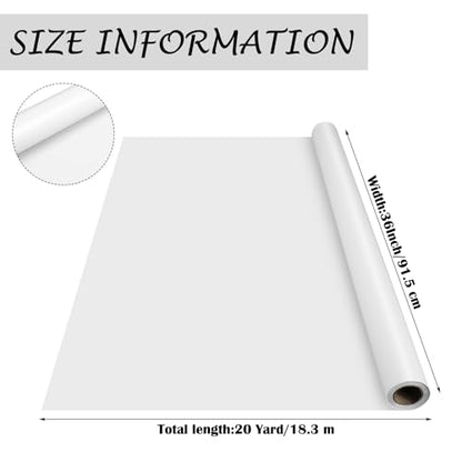 Ctosree 36 Inch x 20 Yards Design Vellum Roll Architectural Vellum Paper White Translucent Tracing Paper Roll for Drawing Sketching Architecture Building - size: 36 Inch x 20 Yards