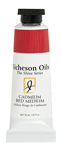 Jack Richeson Limited Edition Cadmiums Oil Paint Set | 6 Pack Cadmium Colors in 37ml tubes (1.25 oz) | Oil Paint Set for Adults Looking to Use Artist Oil Paints