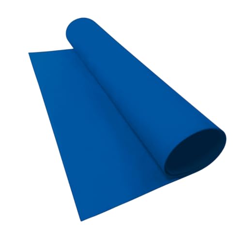 LotusFoam EVA Foam Sheet 3mm – 44"x 85" Craft Foam for Cosplay, Costumes & DIY, High Density 130 kg/m3, Heat Shapeable, Paintable, 35 Colors (Blue) - Blue - color: Blue