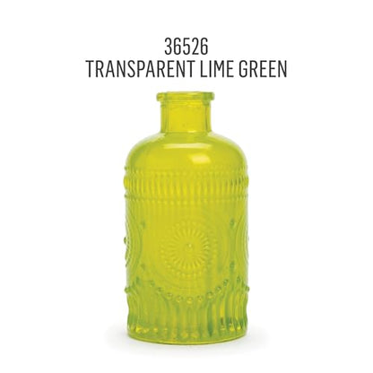 FolkArt Murano Transparent Acrylic Glass Paint, Lime Green, Perfect for Indoor and Outdoor Arts and Crafts Projects, 2 fl oz, 36526 - color: Transparent Lime Green, style: Transparent