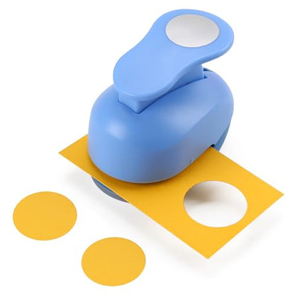 1 Inch Circle Punch - Creates Perfect Circles Every Time, Handmade Scrapbooking Tool for Card Making, DIY Photo Albums, Invitations & Decorations - size: 1 Inch