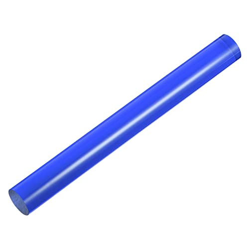 HARFINGTON Acrylic Clay Roller 9 Inch x 1 Inch Solid Non-Stick Plastic Round Tube Roller Polymer Clay Rod Fondant Rolling Pin for Shaping, Sculpting, Modeling DIY Crafts, Blue - color: Blue, size: 9 Inch x 1 Inch