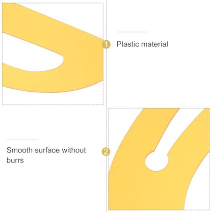 Clothing Proofing Ruler Flexible Curve Ruler for Sewing Armhole Drafting Drawing Template Tool for Garment Design Tailoring Fabric Cutting 16.33 in