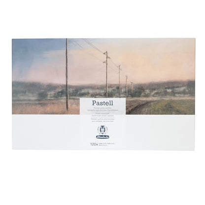 Schmincke - Pastel, cardboard set with 120 half pastels, 77 120 097, handmade pastels, brilliant, velvety matt, highly lightfast colors - size: Half Size