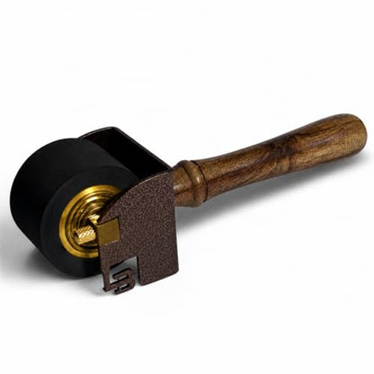 Leoball® Big Beautiful Brayer. 3" Diameter Roller with Ultra-Soft Nitrile Rubber Block Printing Brayer, Deluxe 30-35 Hardness, with Internal Bearing tech. 2 inch - size: 2 inch