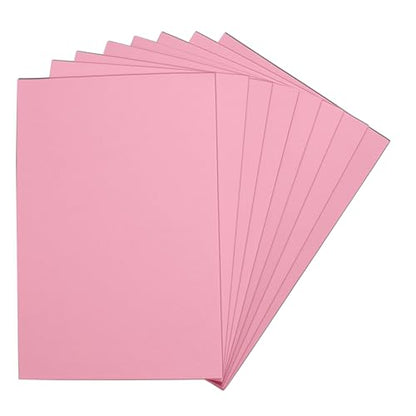 Pink EVA Foam Sheets, 6 x 9 Inch, 2mm Thick – Foam Paper for DIY Arts and Crafts, School Projects, and More – 8 Pack - color: Pink